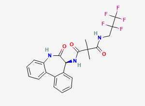 Two-dimensional chemical structure of Ro 4929097