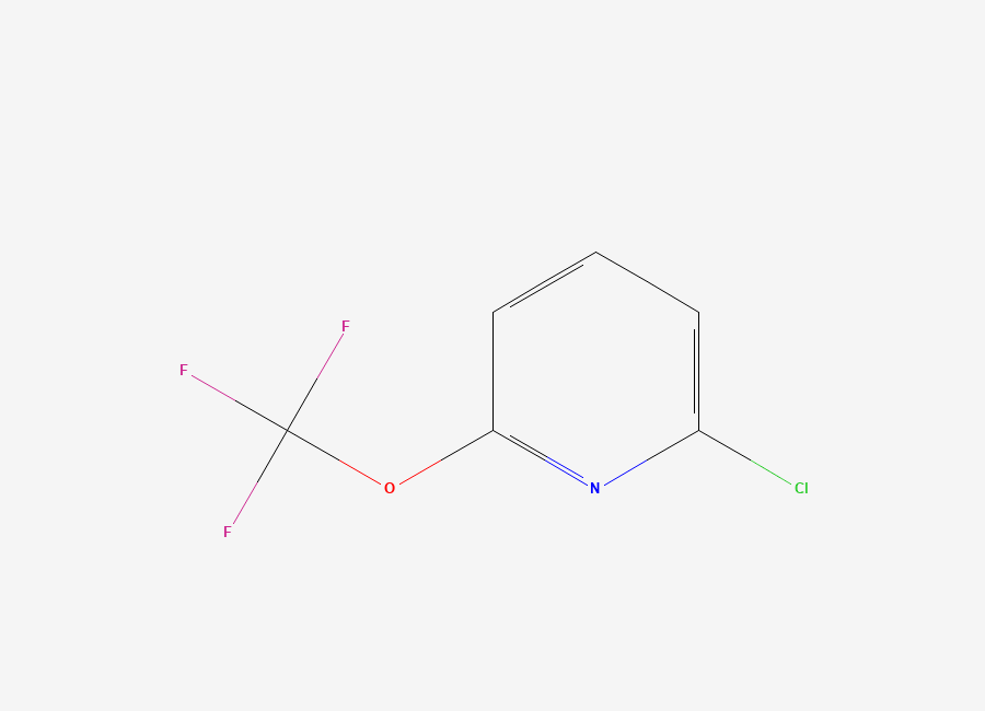 Two-dimensional chemical structure of 2-Chloro-6-(trifluoromethoxy)pyridine