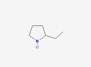 Two-dimensional chemical structure of 2-Ethylpyrrolidine