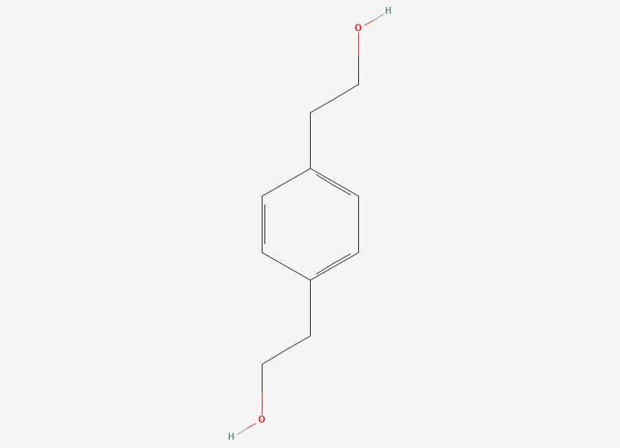 Two-dimensional chemical structure of 1,4-Benzenediethanol