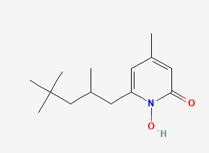 Two-dimensional chemical structure of Piroctone, CAS 50650-76-5