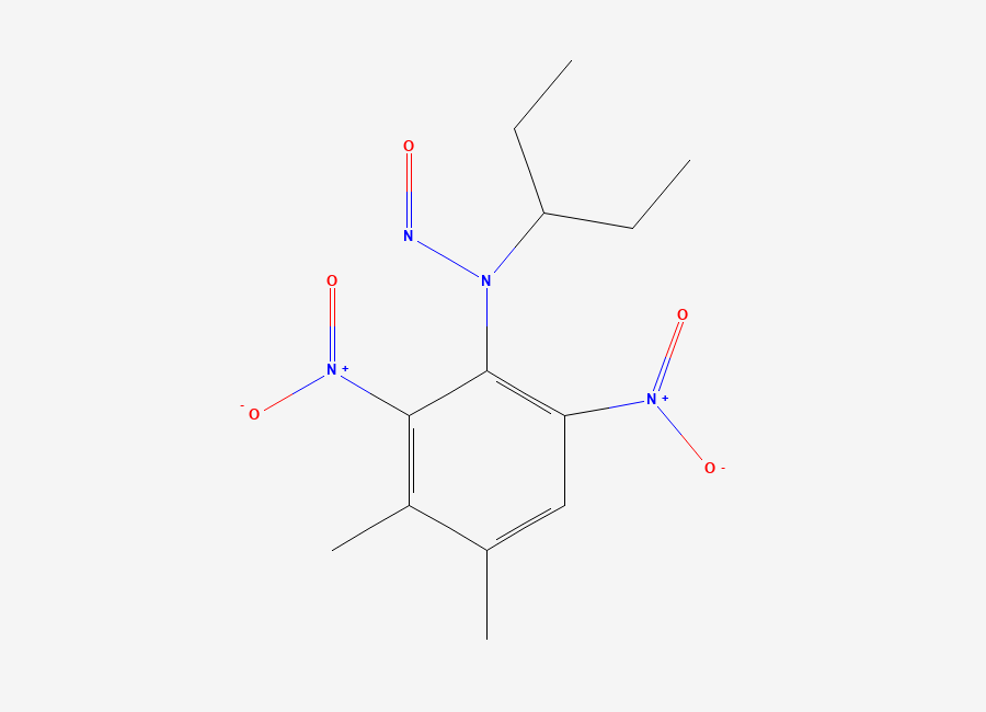 Two-dimensional chemical structure of N-Nitroso-Pendimethalin, CAS 68897-50-7