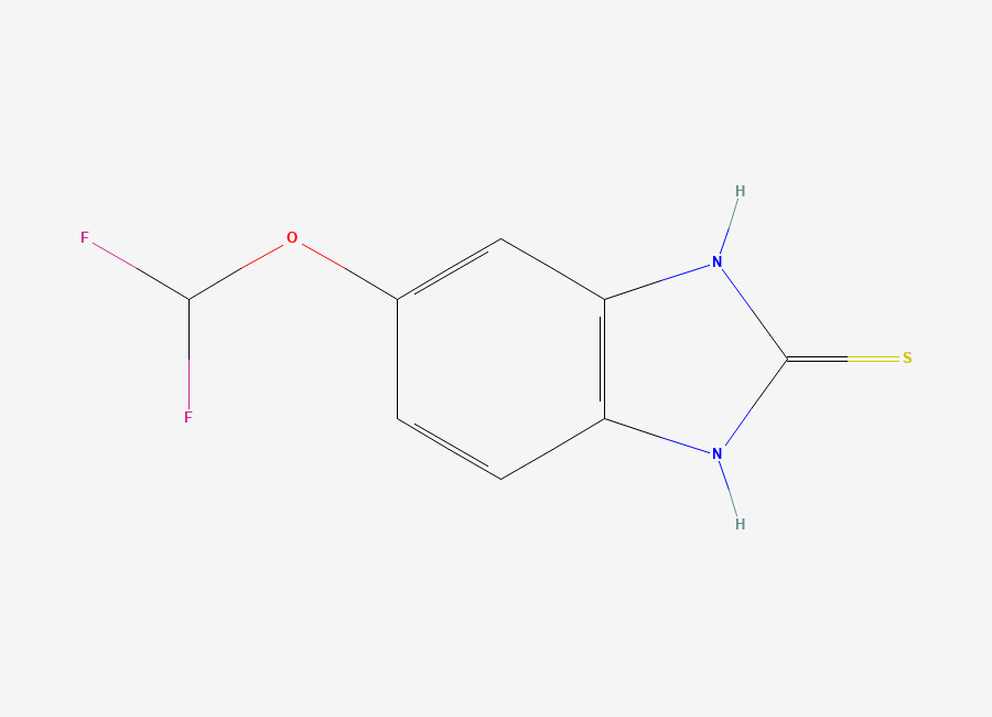 Two-dimensional chemical structure of Pantoprazole EP Impurity C, CAS 97963-62-7