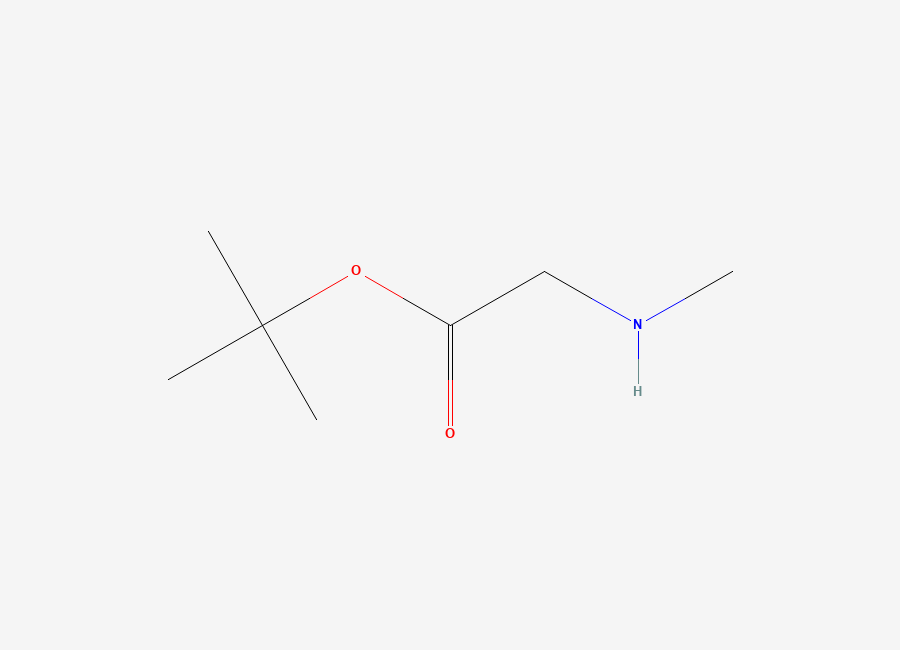 Two-dimensional chemical structure of Tert-butyl 2-(methylamino)acetate