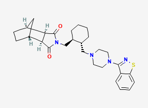 Two-dimensional chemical structure of ent-Lurasidone