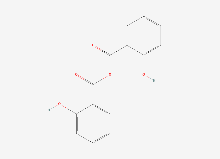 Two-dimensional chemical structure of 2-Hydroxybenzoic anhydride