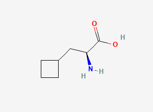 Two-dimensional chemical structure of 3-Cyclobutyl-L-alanine
