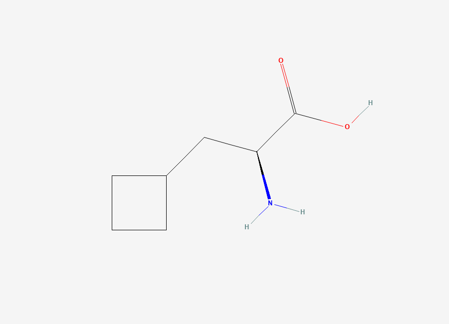 Two-dimensional chemical structure of 3-Cyclobutyl-L-alanine