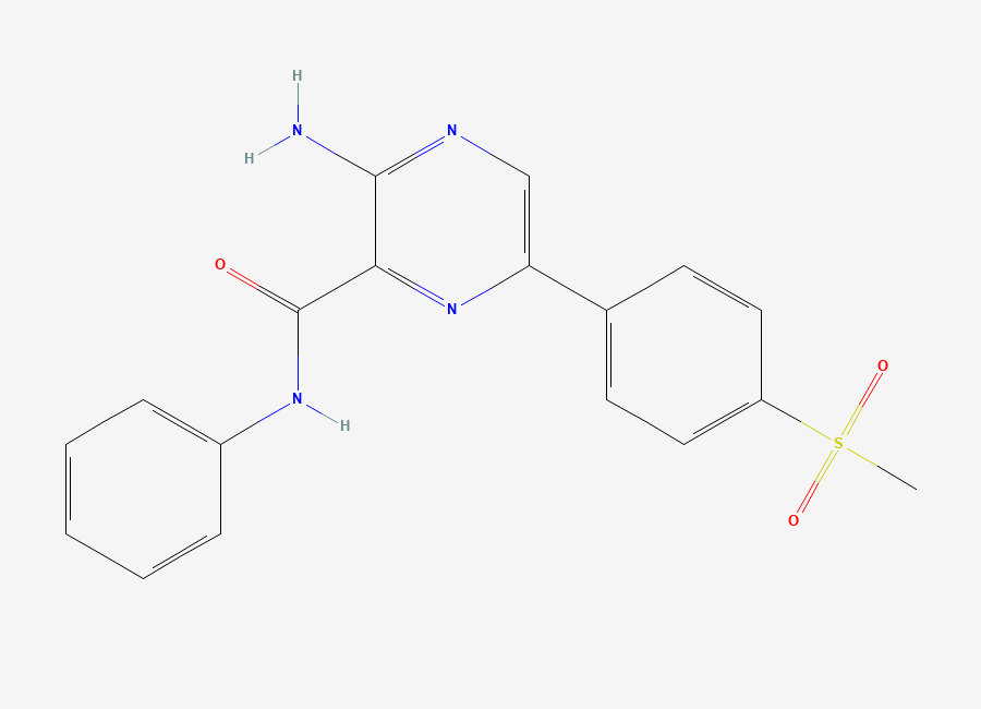 Two-dimensional chemical structure of VE-821