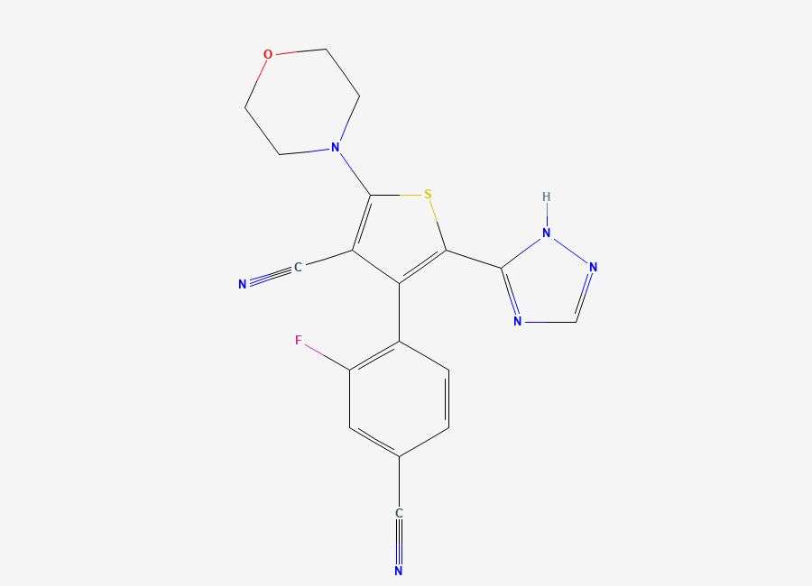 Two-dimensional chemical structure of PF-4989216