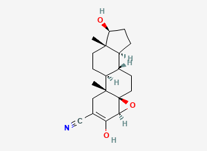 Two-dimensional chemical structure of Trilostane Impurity 3