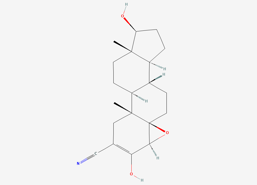 Two-dimensional chemical structure of Trilostane Impurity 3