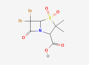 Two-dimensional chemical structure of Sulbactam Impurity 25