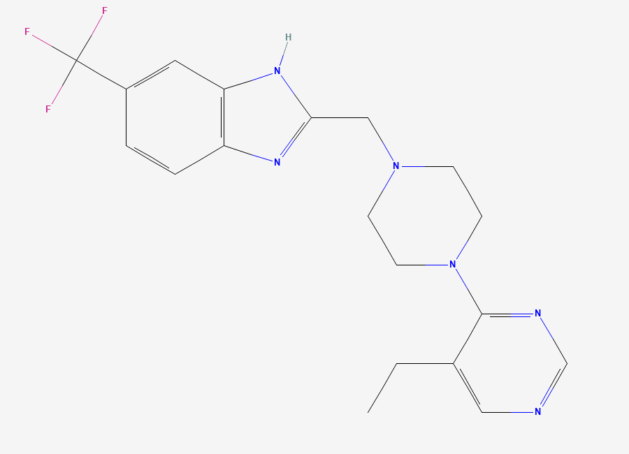 Two-dimensional chemical structure of PF-4708671