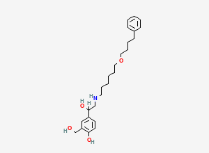 Two-dimensional chemical structure of Salmeterol, CAS 89365-50-4