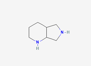 Two-dimensional chemical structure of Octahydro-1H-pyrrolo[3,4-b]pyridine