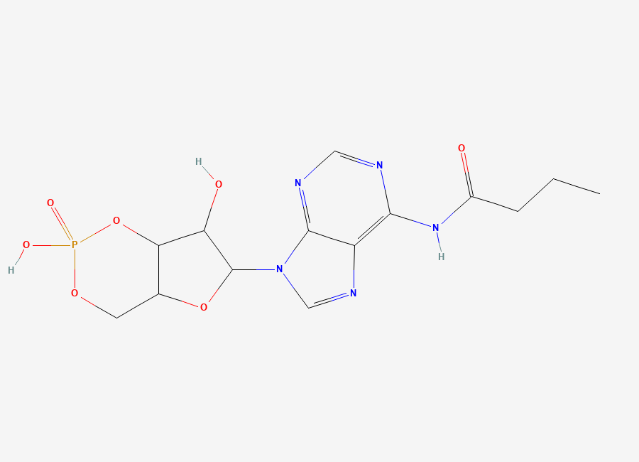 Two-dimensional chemical structure of Adenosine Impurity 54