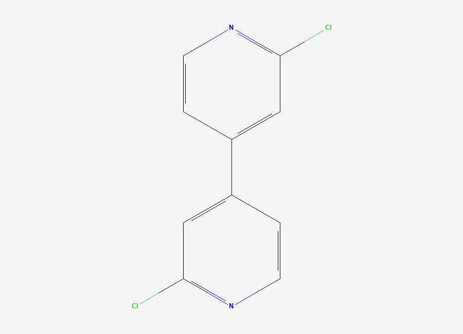 Two-dimensional chemical structure of 2,2'-Dichloro-4,4'-bipyridine