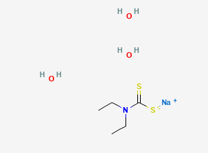 Two-dimensional chemical structure of Disulfiram EP Impurity B (Sodium salt trihydrate), CAS 20624-25-3