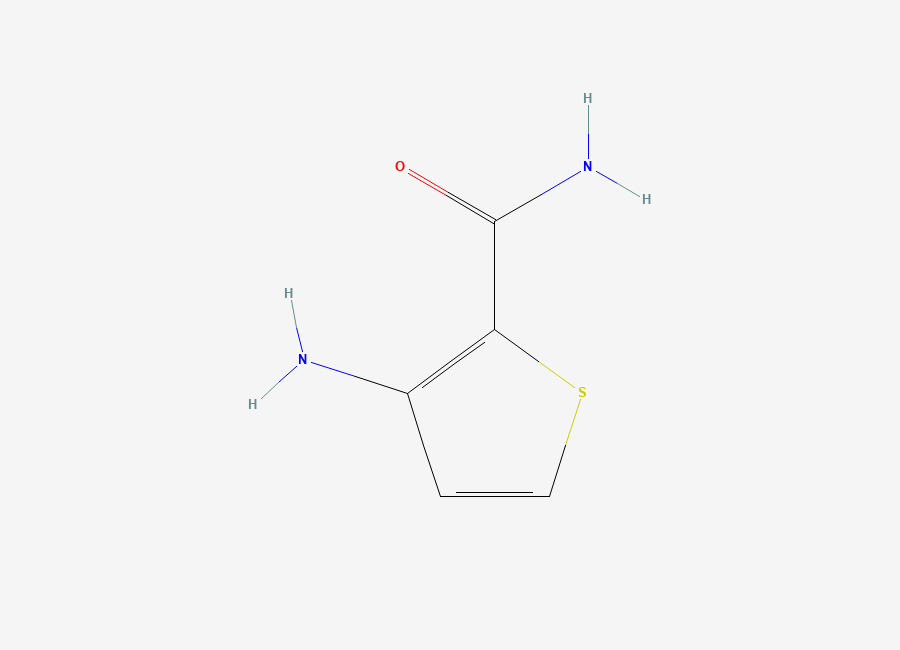 Two-dimensional chemical structure of 3-Aminothiophene-2-carboxamide