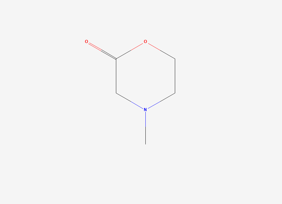 Two-dimensional chemical structure of N-methyl-2-morpholinone