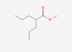 Two-dimensional chemical structure of Methyl Valproate/ Valproic acid Methyl ester, CAS 22632-59-3