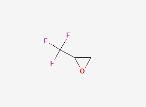 Two-dimensional chemical structure of 2-(Trifluoromethyl)oxirane