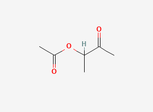 Two-dimensional chemical structure of Acetoin Acetate