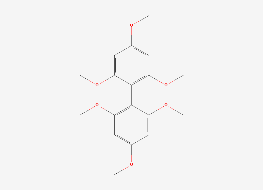 Two-dimensional chemical structure of 1,3,5-Trimethoxy-2-(2,4,6-trimethoxyphenyl)benzene