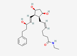Two-dimensional chemical structure of Bimatoprost Impurity 4