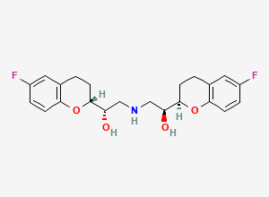 Two-dimensional chemical structure of Nebivolol RRRR