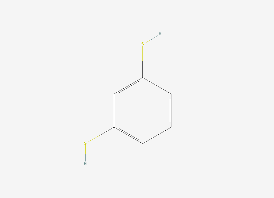 Two-dimensional chemical structure of 1,3-Benzenedithiol