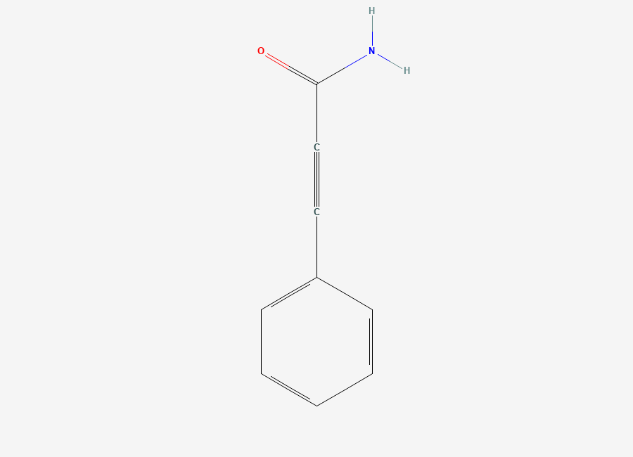 Two-dimensional chemical structure of 3-Phenylpropiolamide