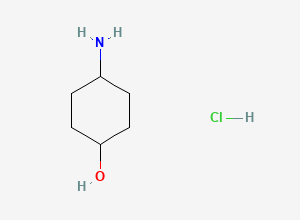 Two-dimensional chemical structure of cis-4-Aminocyclohexanol Hydrochloride, CAS 56239-26-0