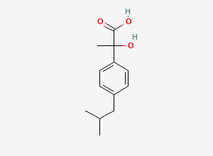 Two-dimensional chemical structure of Ibuprofen EP Impurity M, CAS 60057-62-7
