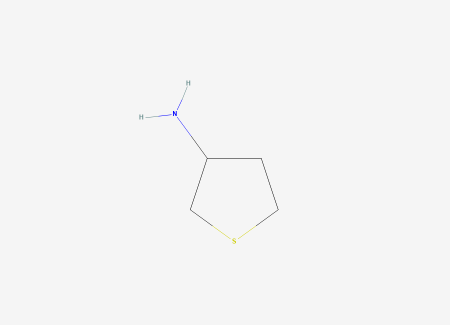 Two-dimensional chemical structure of Thiolan-3-amine