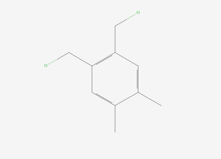 Two-dimensional chemical structure of 1,2-Bis(chloromethyl)-4,5-dimethylbenzene