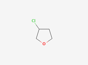 Two-dimensional chemical structure of 3-Chlorooxolane