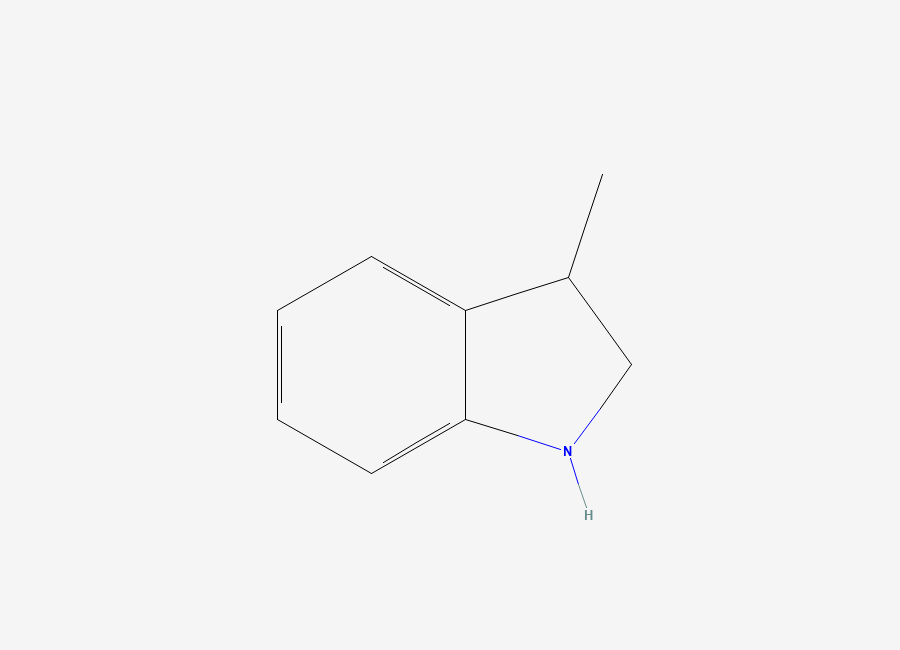 Two-dimensional chemical structure of 3-Methylindoline