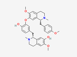 Two-dimensional chemical structure of (+)-Isoliensinine