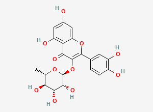 Two-dimensional chemical structure of Quercitrin
