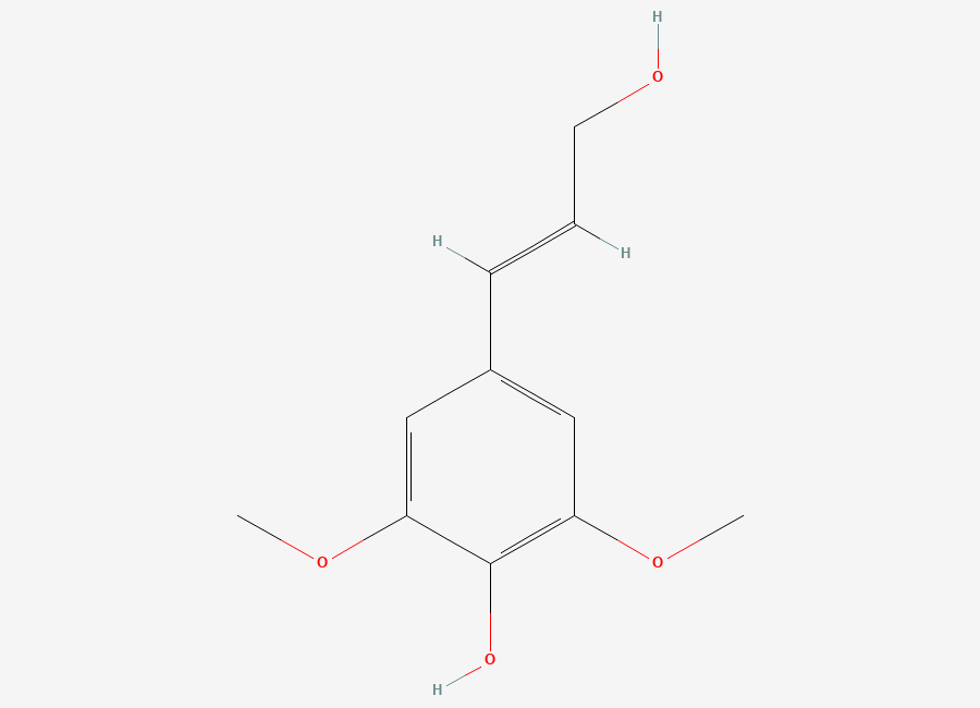 Two-dimensional chemical structure of Sinapyl alcohol