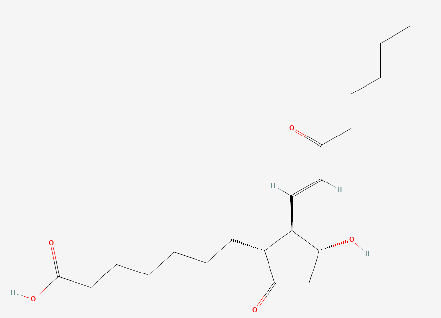 Two-dimensional chemical structure of Alprostadil EP Impurity C / 15-oxoprostaglandin E1, CAS 22973-19-9