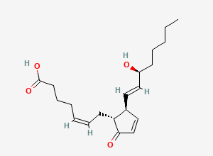 Two-dimensional chemical structure of Dinoprostone EP Impurity D (Free Base), CAS 13345-50-1