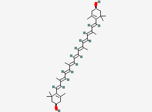 Two-dimensional chemical structure of Zeaxanthin