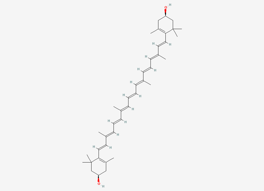 Two-dimensional chemical structure of Zeaxanthin