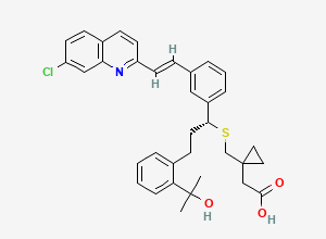 Two-dimensional chemical structure of Montelukast