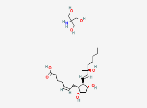 Two-dimensional chemical structure of Carboprost Tromethamine, CAS 58551-69-2