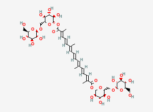 Two-dimensional chemical structure of Crocin