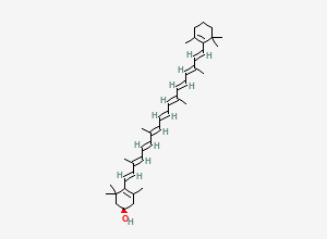 Two-dimensional chemical structure of Cryptoxanthin